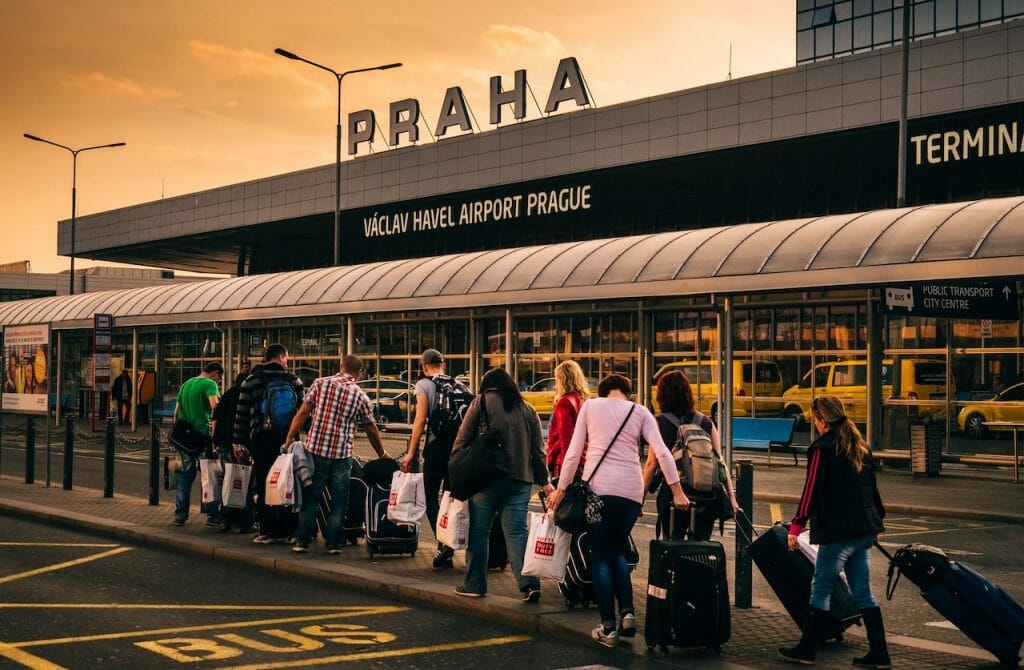 itinéraire pour visiter prague aeroport