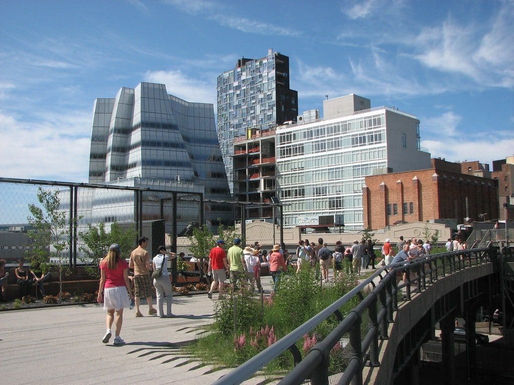 Promenade_High_Line promenade new york