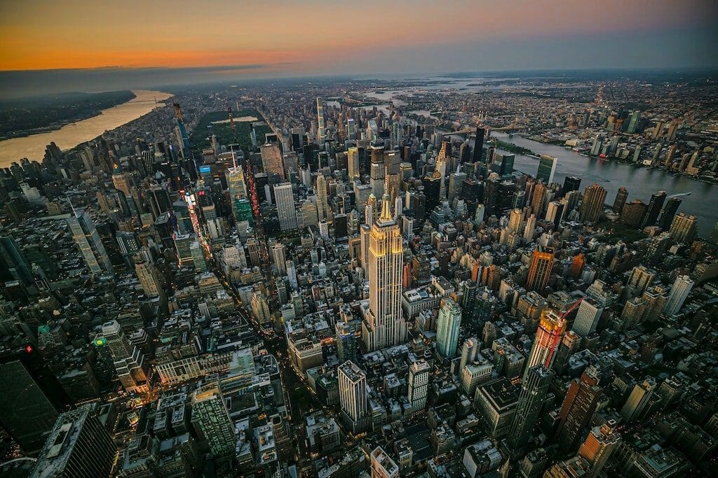 visiter empire state building helicoptere