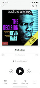 the decision audible
