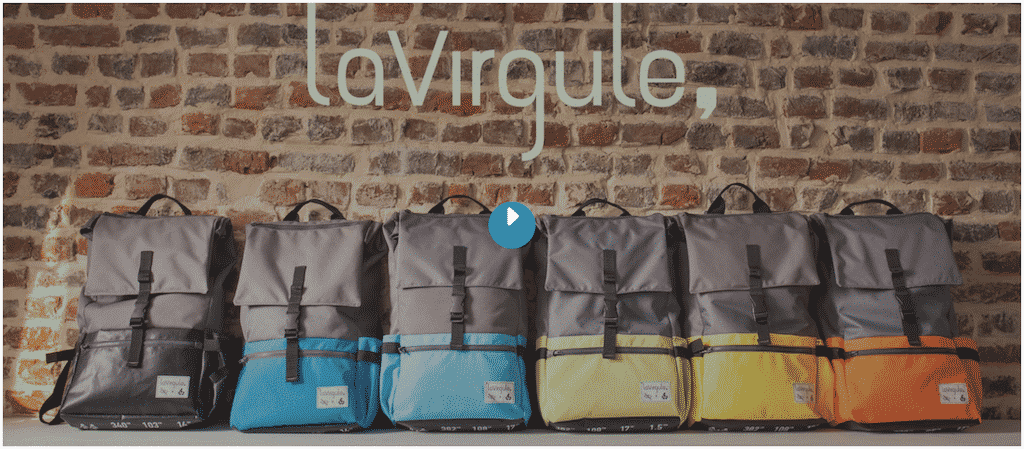 la virgule sac dos bio