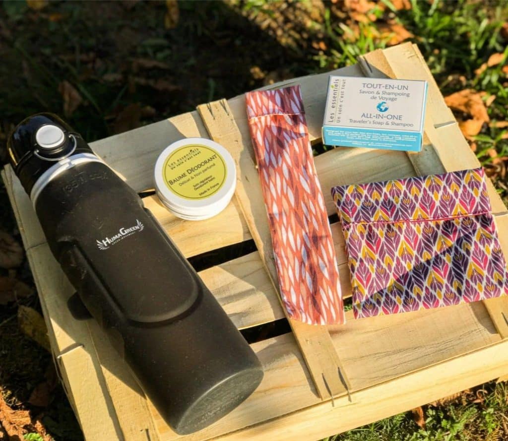 kit voyageur ecoresponsable humangreen