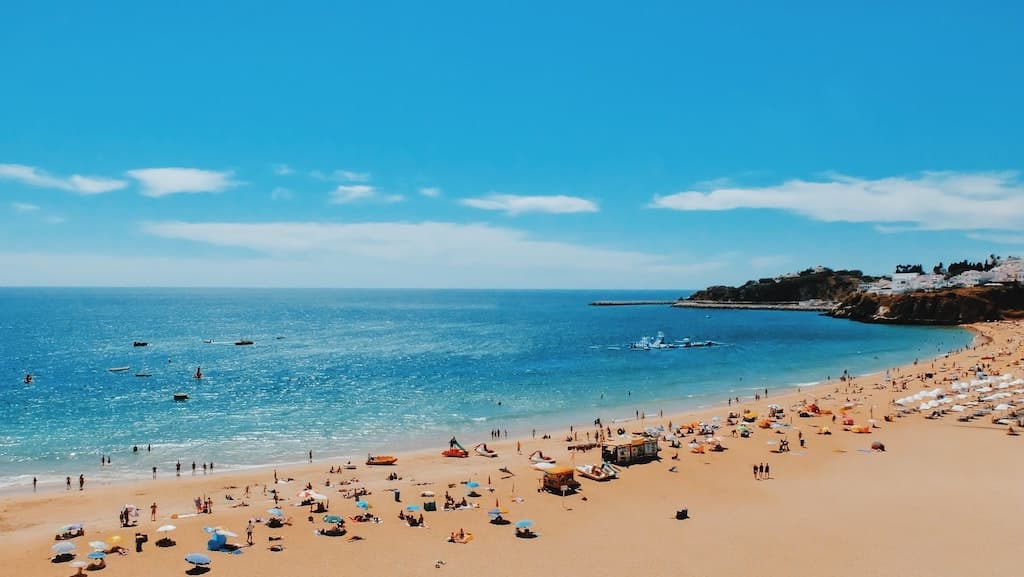 Plage_Albufeira plage albufeira visiter algarve