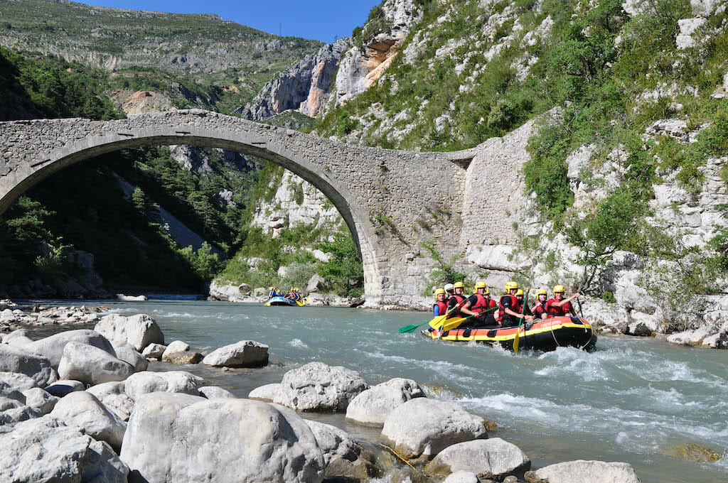 rafting sur le verdon