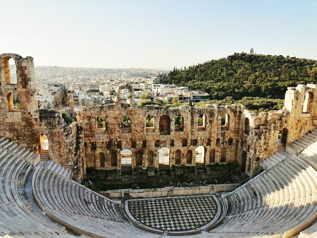 visiter acropole athenes odeon herode atticus