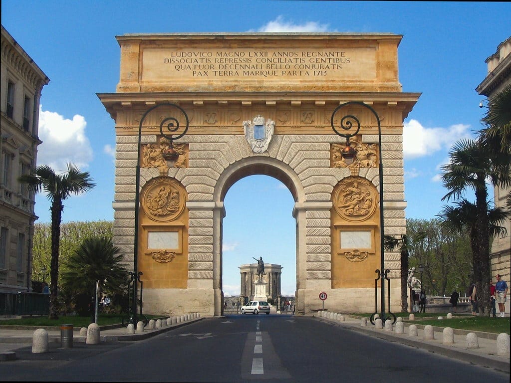 arc triomphe montpellier