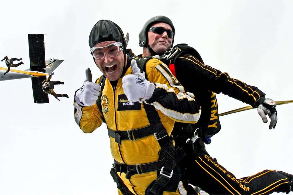saut en parachute