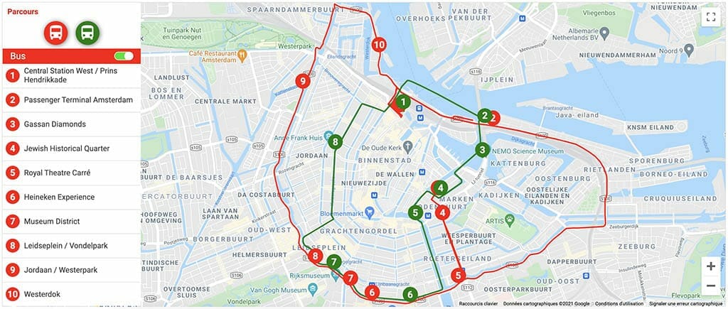 plan Amsterdam Citysightseeing plan amsterdam citysightseeing