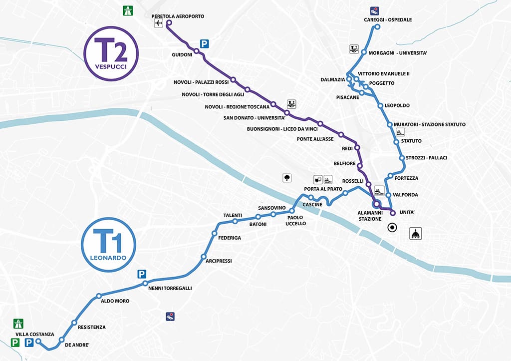 plan tramway de florence