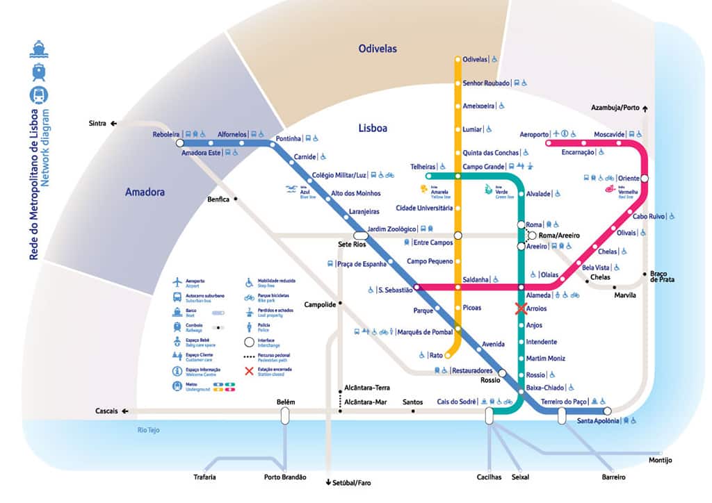 metro de lisbonne