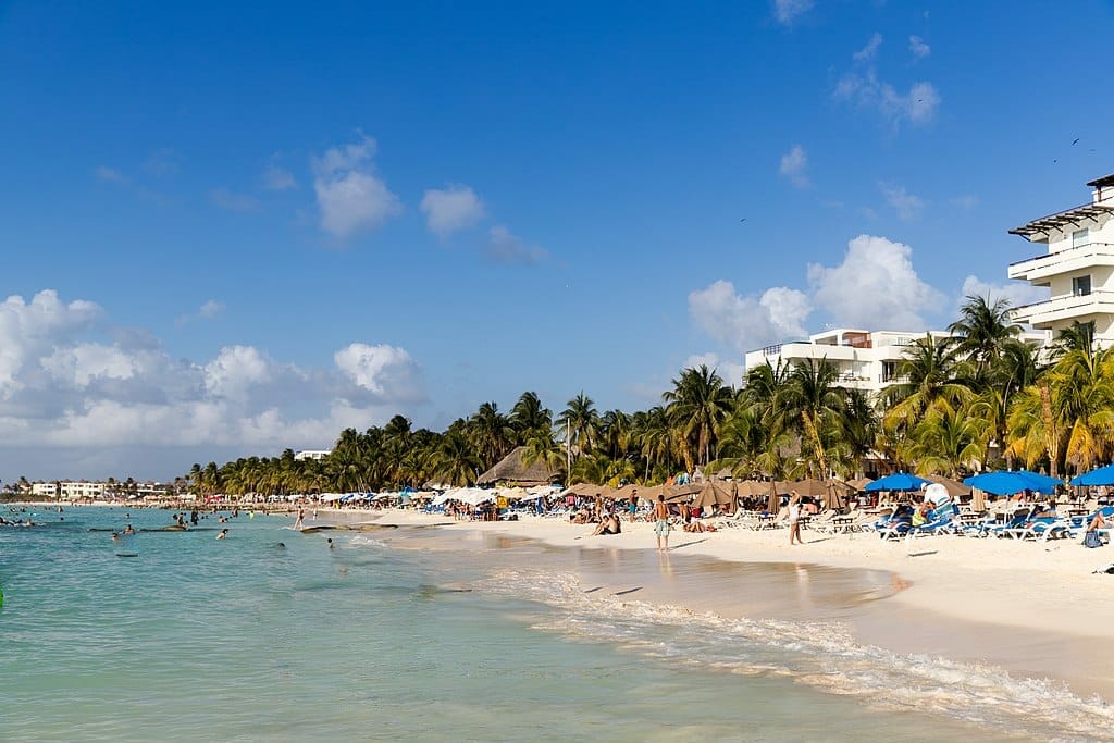 Playa Norte Isla Mujeres mexique