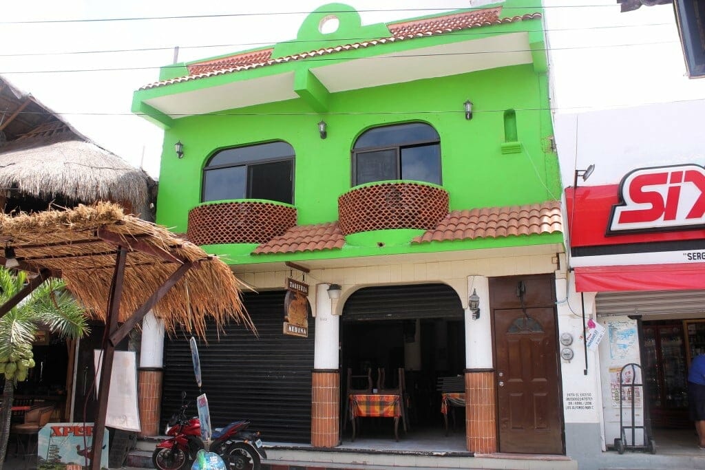 Taqueria Medina Isla Mujeres calle Hidalgo