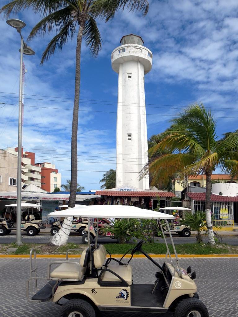 isla mujeres location voiture golf