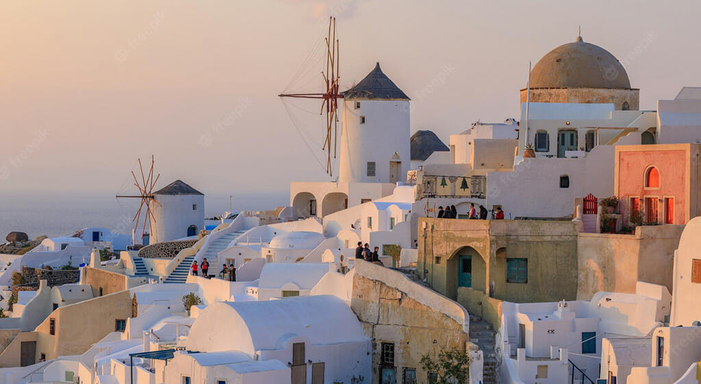 ou loger a santorin