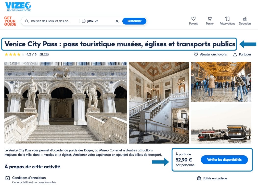Prix Venezia Unica City Pass