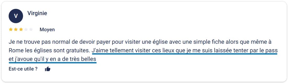 avis client Chorus Pass Venise Tiqets