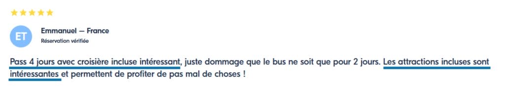 Turbopass Athènes avis client getyourguide