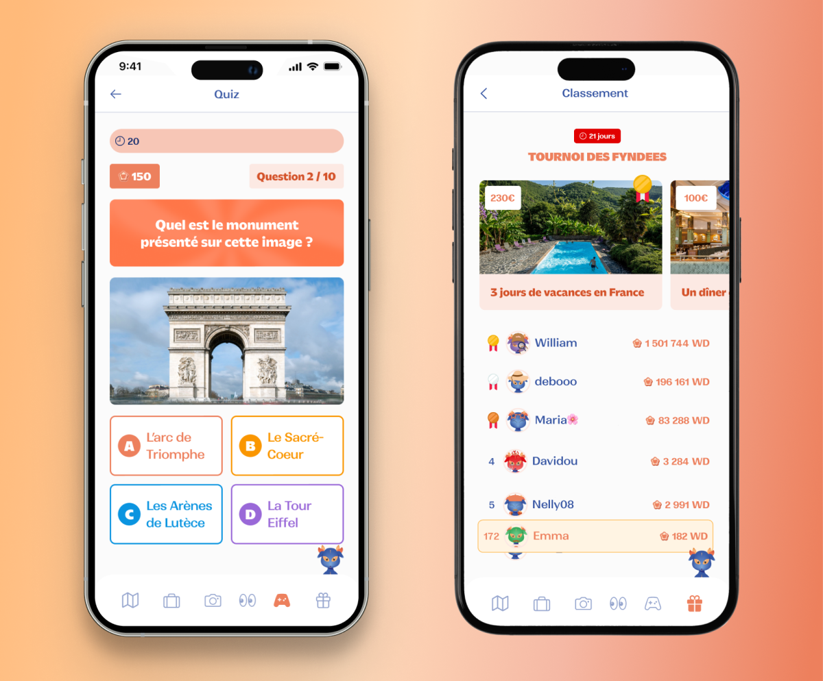 application fyndee jeux defis culturel