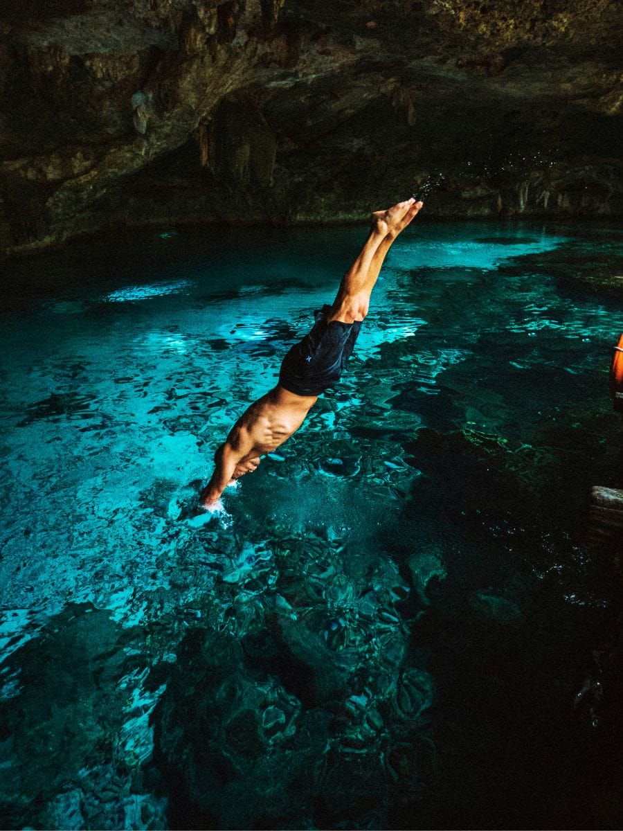 cenote dos ojos - cenotes du Yucatán