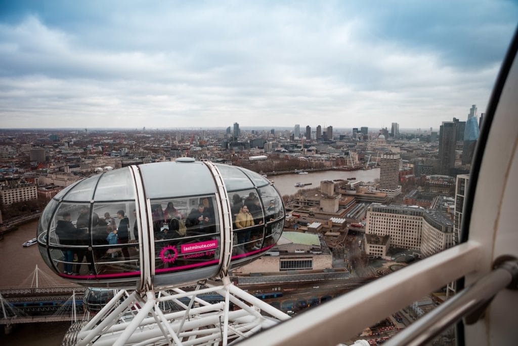 vue londres depuis london eye