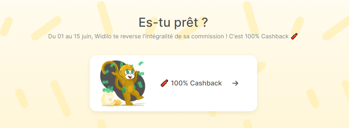 Widilo est fait pour toi pour économiser sur ses voyages