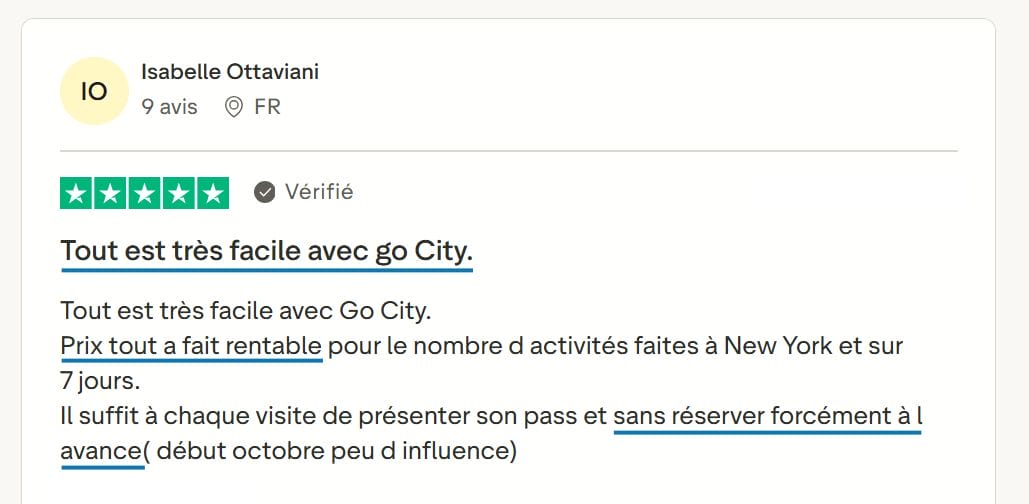 New York Explorer Pass trustpilot go city