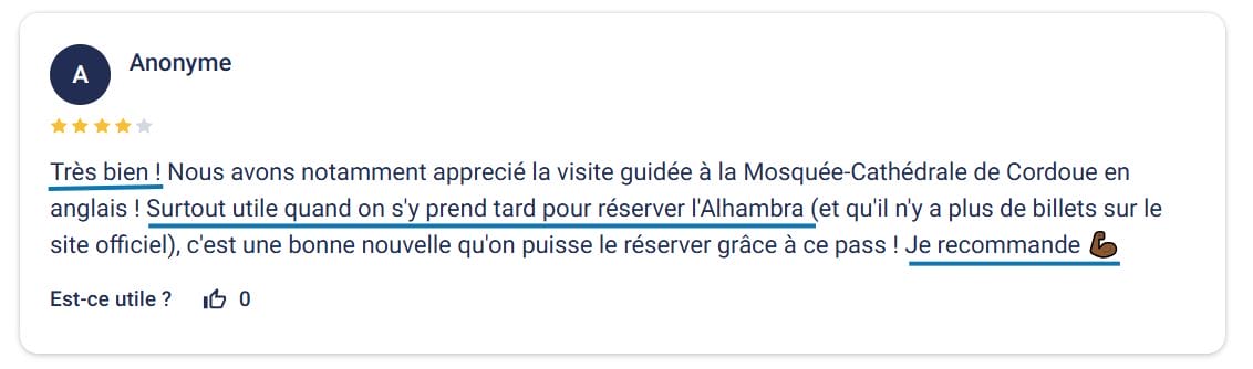 Pass Andalousie tiqets