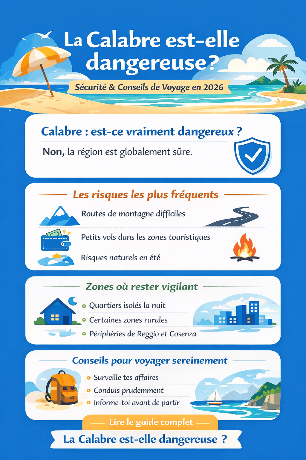 La Calabre est-elle dangereuse