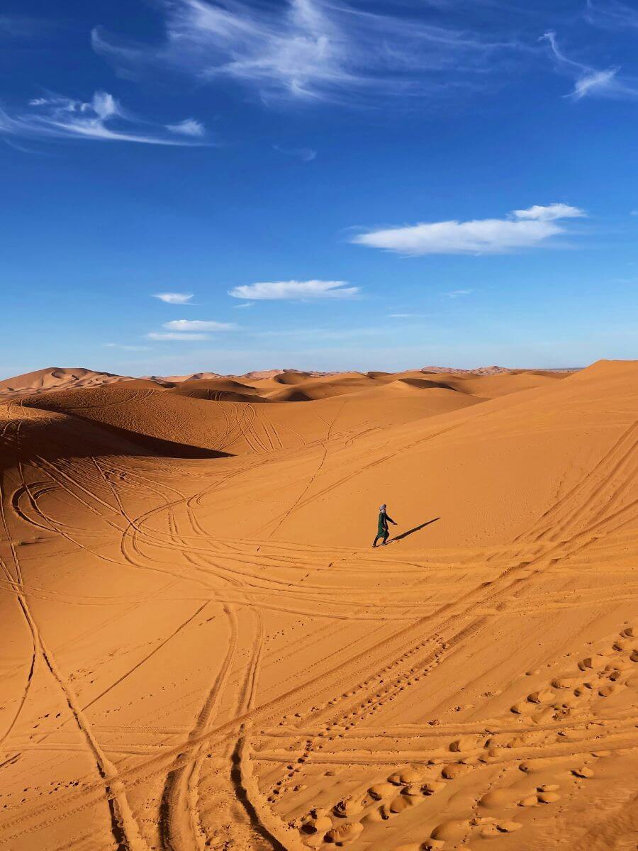 Peut-on se perdre dans les dunes merzouga